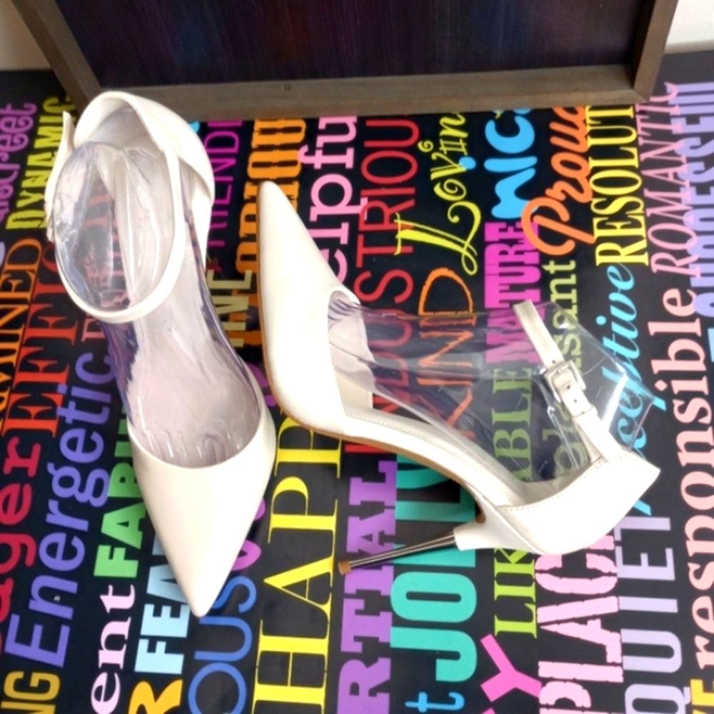 Daring Nine West Chrome Heels!.